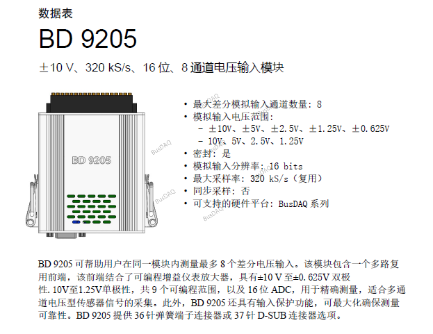 BD 9205 Datasheet
