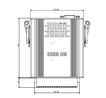 BD 9202 产品尺寸图