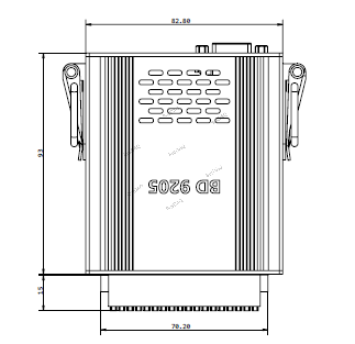 BD 9205 产品尺寸图