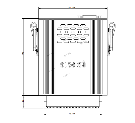 BD 9213 产品尺寸图