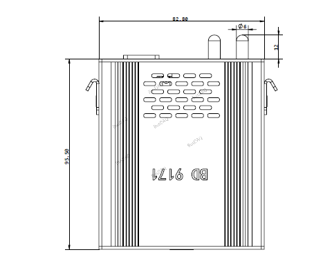 BD 9171 产品尺寸图